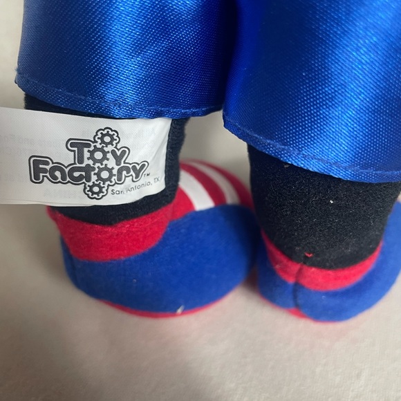 Disney Toy Factory Goofy Basketball #32 Blue And Red Stuffed Animal Plush Toy - Picture 12 of 12